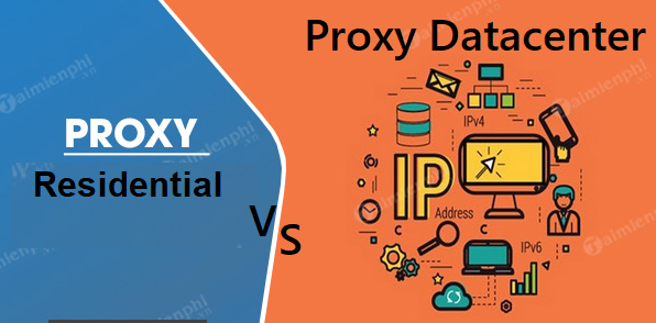 Sự khác biệt giữa Proxy Dân Cư và Proxy Datacenter